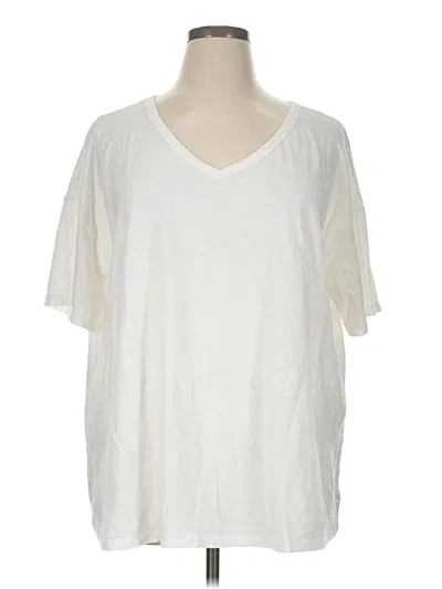 Pre-owned Aerie Short Sleeve T-shirt In Ivory