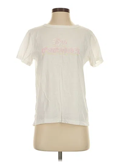 Pre-owned Aerie Short Sleeve T-shirt In Ivory
