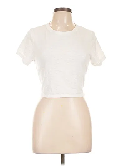 Pre-owned Aerie Short Sleeve T-shirt In Ivory