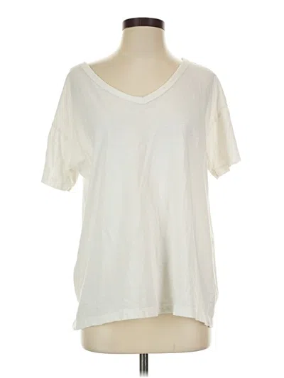 Pre-owned Aerie Short Sleeve T-shirt In Ivory