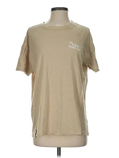 Aerie Short Sleeve T-shirt In Tan
