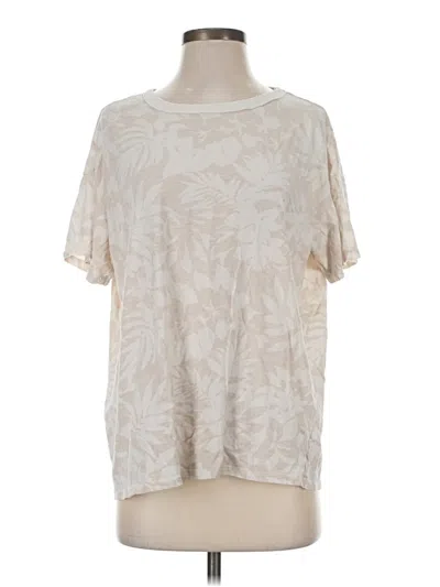 Pre-owned Aerie Short Sleeve T-shirt In Tan