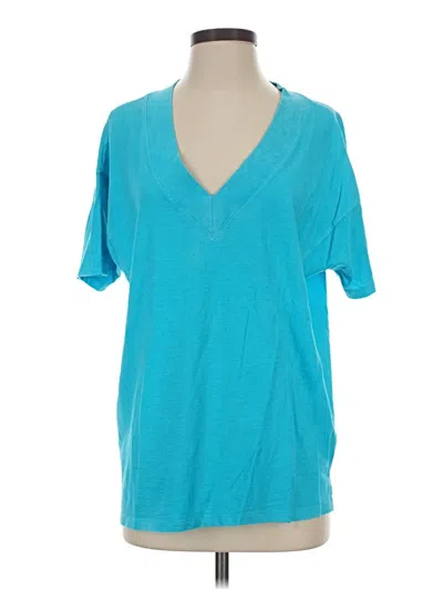 Pre-owned Aerie Short Sleeve T-shirt In Teal