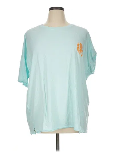 Pre-owned Aerie Short Sleeve T-shirt In Teal