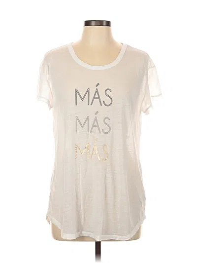 Pre-owned Aerie Short Sleeve T-shirt In White