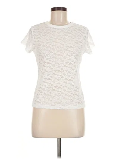 Pre-owned Aerie Short Sleeve T-shirt In White