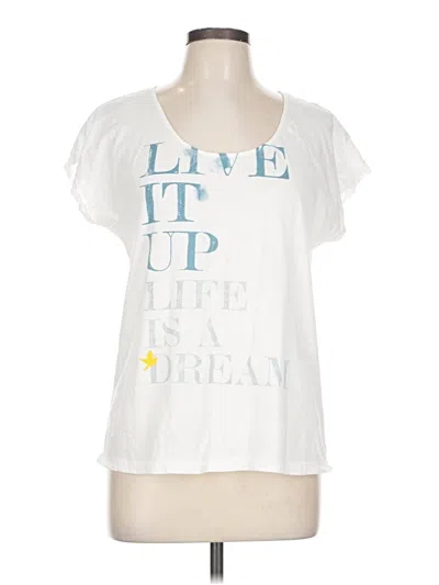 Pre-owned Aerie Short Sleeve T-shirt In White