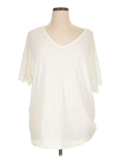 Pre-owned Aerie Short Sleeve T-shirt In White