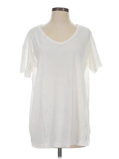 Pre-owned Aerie Short Sleeve T-shirt In White