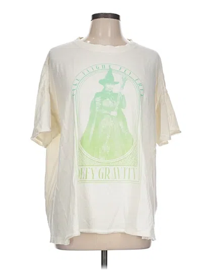 Pre-owned Aerie Short Sleeve T-shirt In White