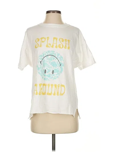 Pre-owned Aerie Short Sleeve T-shirt In White