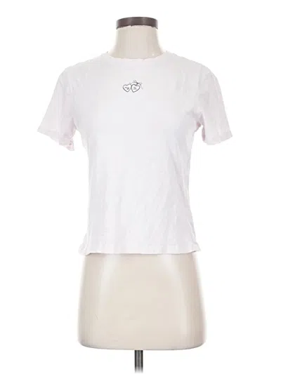 Pre-owned Aerie Short Sleeve T-shirt In White