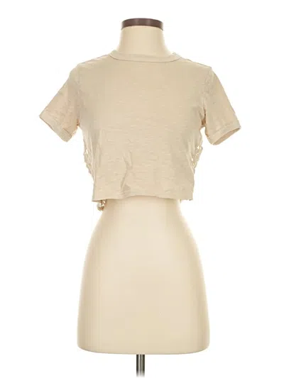 Pre-owned Aerie Short Sleeve Turtleneck In Brown