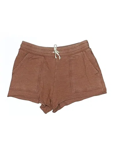 Pre-owned Aerie Shorts In Brown