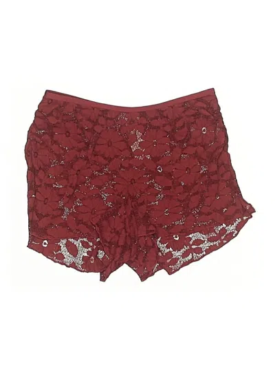 Aerie Shorts In Burgundy
