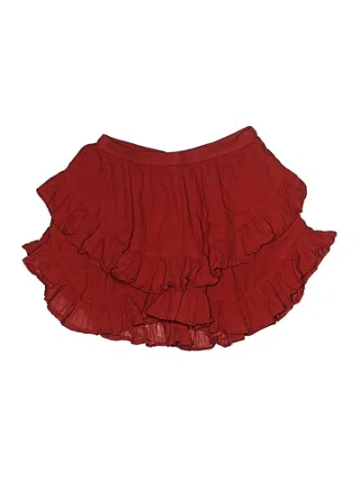 Pre-owned Aerie Skort In Burgundy