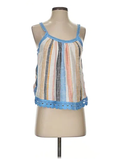 Pre-owned Aerie Sleeveless Blouse In Blue