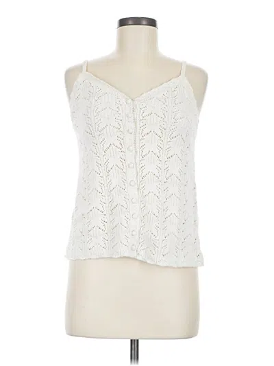 Pre-owned Aerie Sleeveless Blouse In Ivory