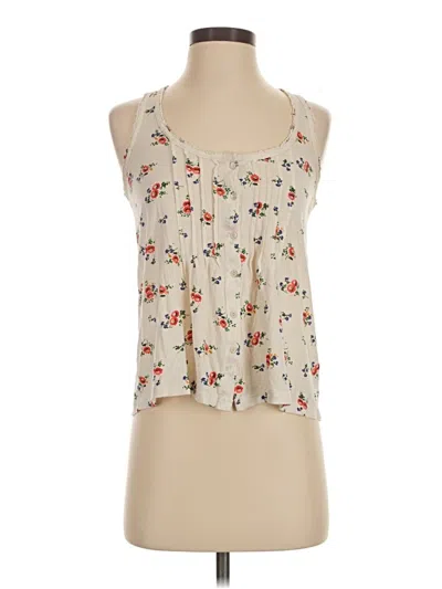 Pre-owned Aerie Sleeveless Blouse In Ivory