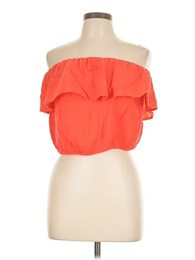 Pre-owned Aerie Sleeveless Blouse In Orange