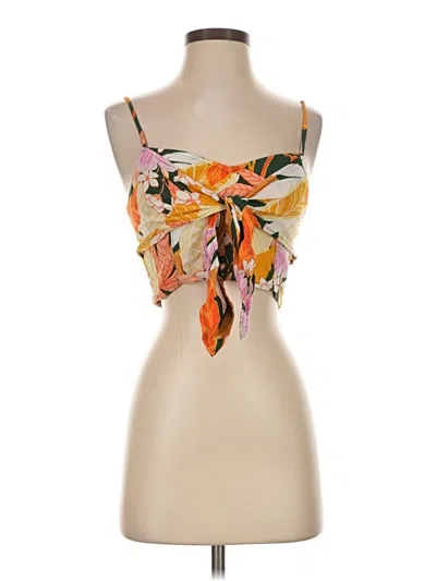 Pre-owned Aerie Sleeveless Blouse In Orange