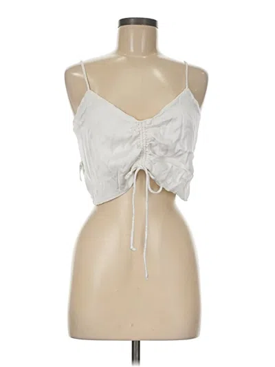 Pre-owned Aerie Sleeveless Blouse In Silver