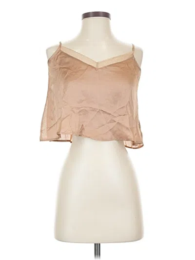Aerie Sleeveless Blouse In Tan