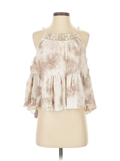 Pre-owned Aerie Sleeveless Blouse In White