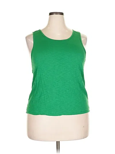 Pre-owned Aerie Sleeveless T-shirt In Green
