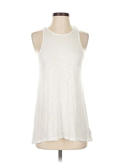 Pre-owned Aerie Sleeveless T-shirt In White
