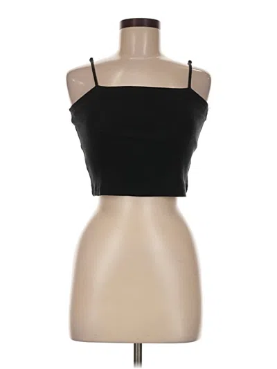 Pre-owned Aerie Sleeveless Top Black Strapless Neckline Tops