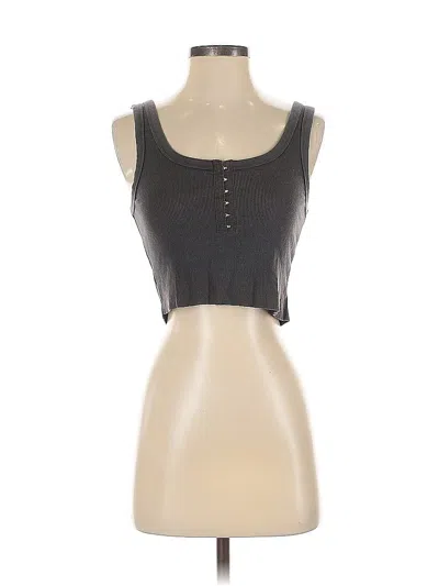 Pre-owned Aerie Sleeveless Top Black Sweetheart Neckline Tops