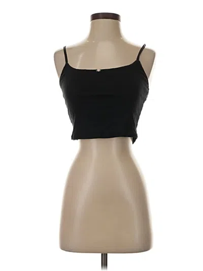 Pre-owned Aerie Sleeveless Top Black Sweetheart Neckline Tops