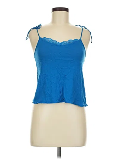 Pre-owned Aerie Sleeveless Top Blue Sweetheart Neckline Tops