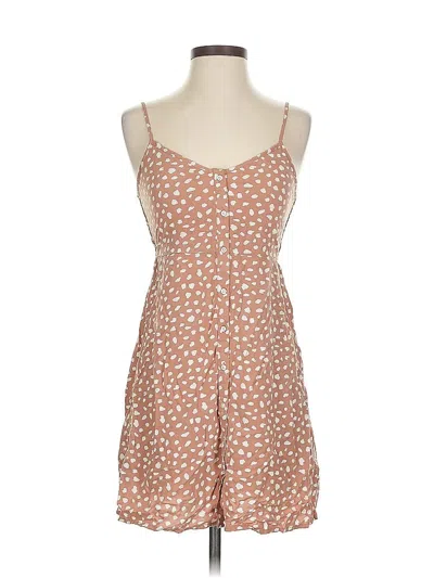 Pre-owned Aerie Sleeveless Top Brown Sweetheart Neckline Tops