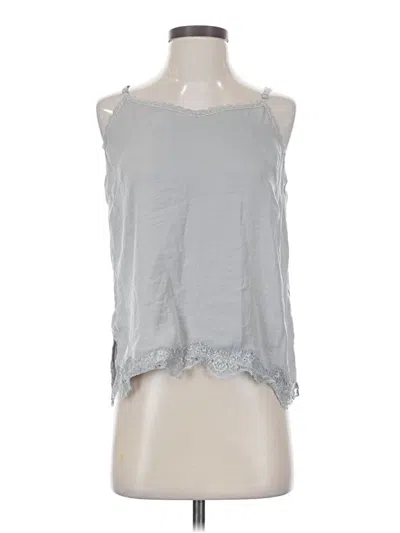 Pre-owned Aerie Sleeveless Top Gray Halter Neckline Tops