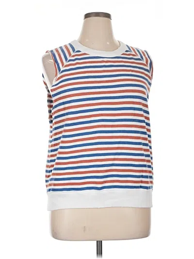Pre-owned Aerie Sleeveless Top White Crew Neck Tops