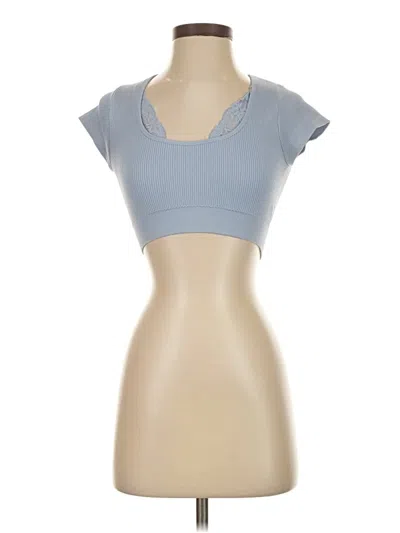 Pre-owned Aerie Sleeveless T-shirt In Blue