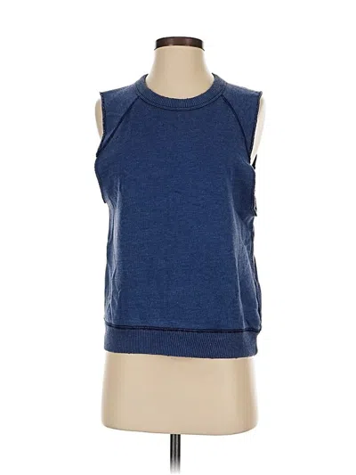 Pre-owned Aerie Sleeveless T-shirt In Blue