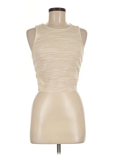 Pre-owned Aerie Sleeveless T-shirt In Ivory