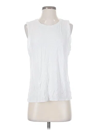 Pre-owned Aerie Sleeveless T-shirt In White