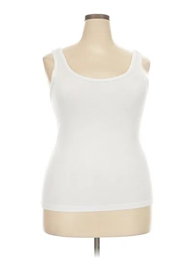 Pre-owned Aerie Sleeveless T-shirt In White