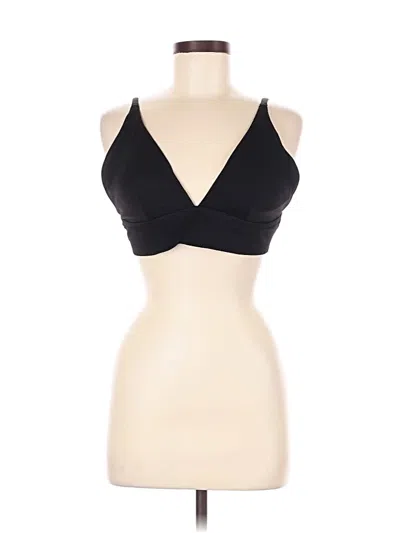 Pre-owned Aerie Sports Bra In Black