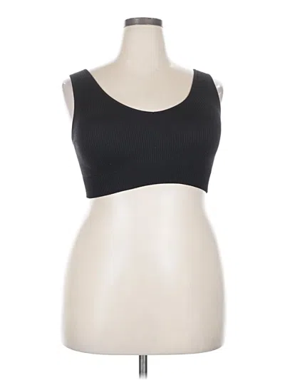 Pre-owned Aerie Sports Bra In Black