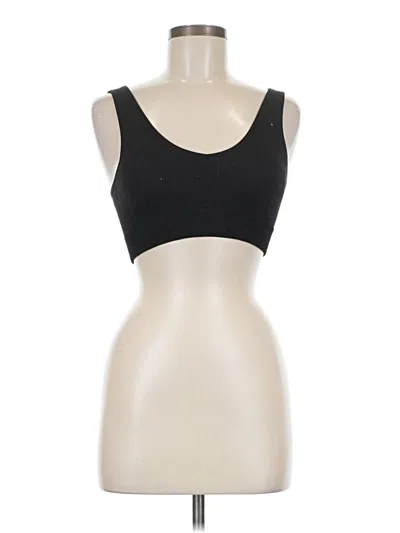 Pre-owned Aerie Sports Bra In Black