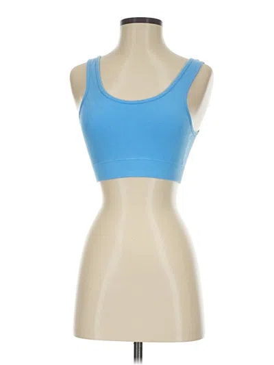 Pre-owned Aerie Sports Bra In Blue