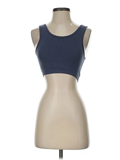 Pre-owned Aerie Sports Bra In Blue