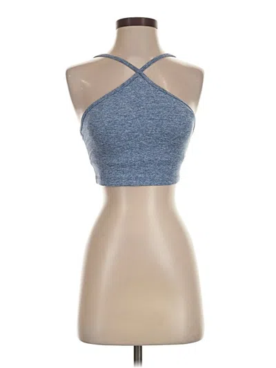 Pre-owned Aerie Sports Bra In Blue