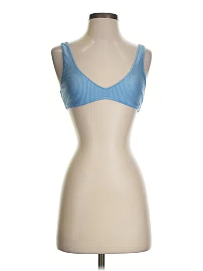 Pre-owned Aerie Sports Bra In Blue