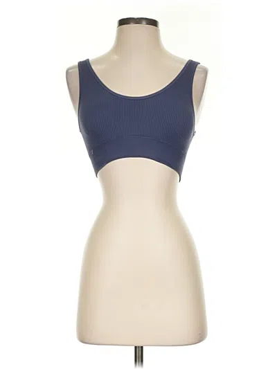 Pre-owned Aerie Sports Bra In Blue